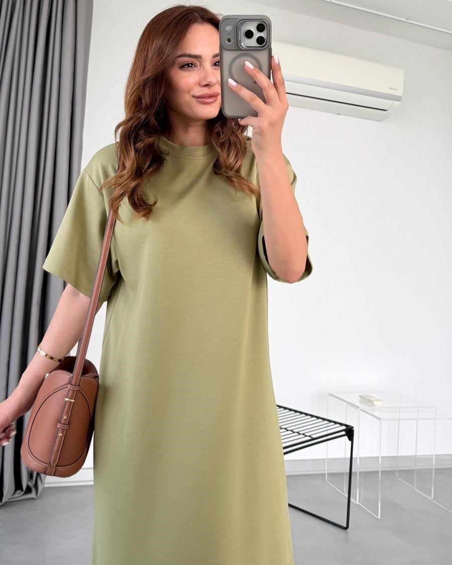 Maxi Dress with Slit Detail