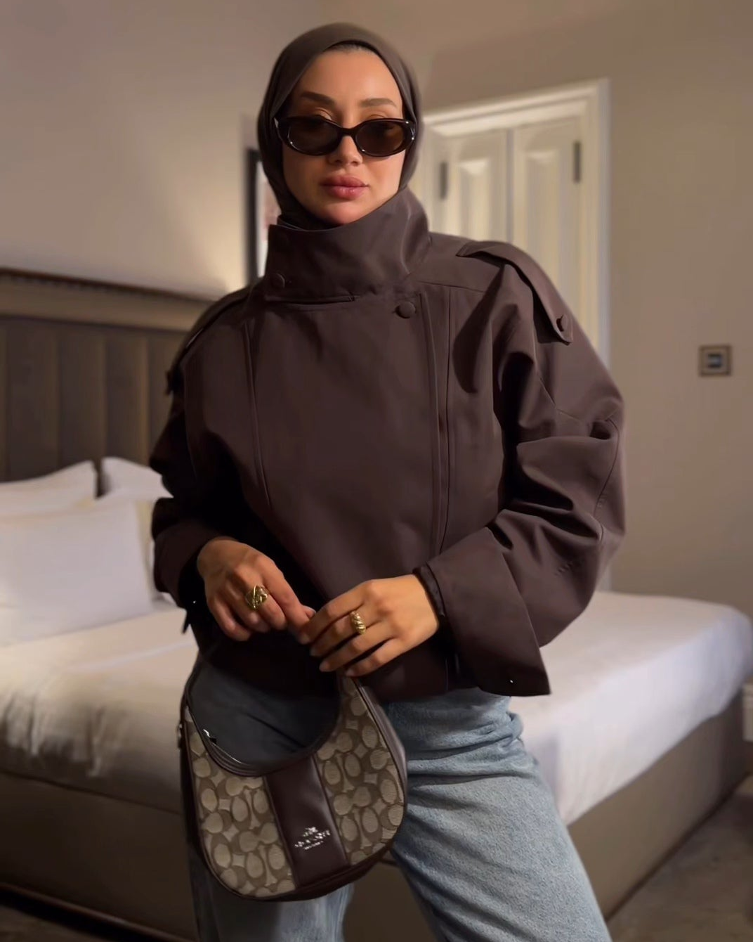 Bellacia Waterproof Bomber Jacket