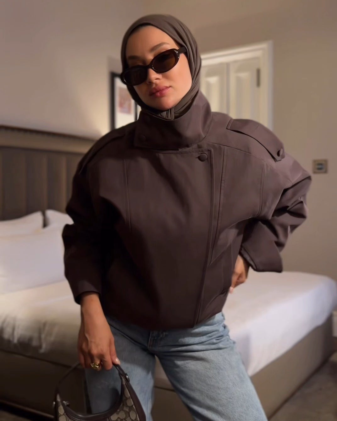 Bellacia Waterproof Bomber Jacket