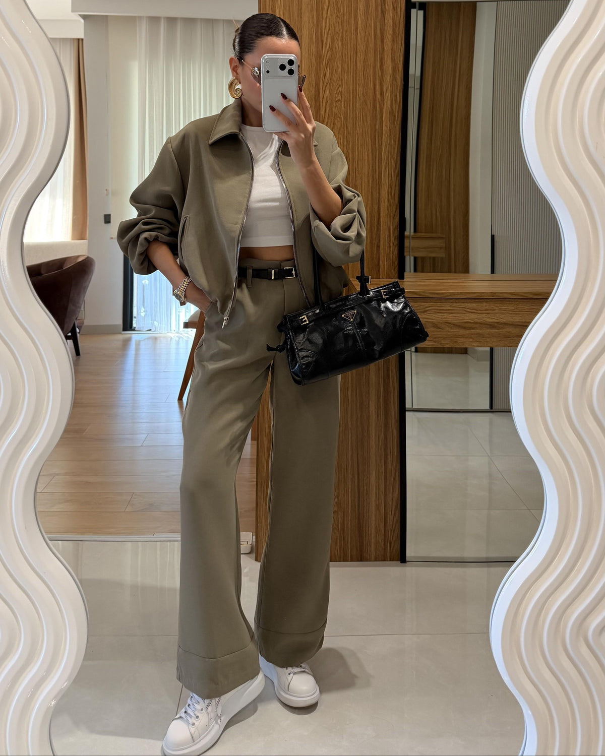 Bomber Jacket and Trouser Set