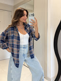 Royal Plaid Shirt
