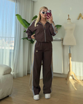 Zipper Jacket with Pant Tracksuit