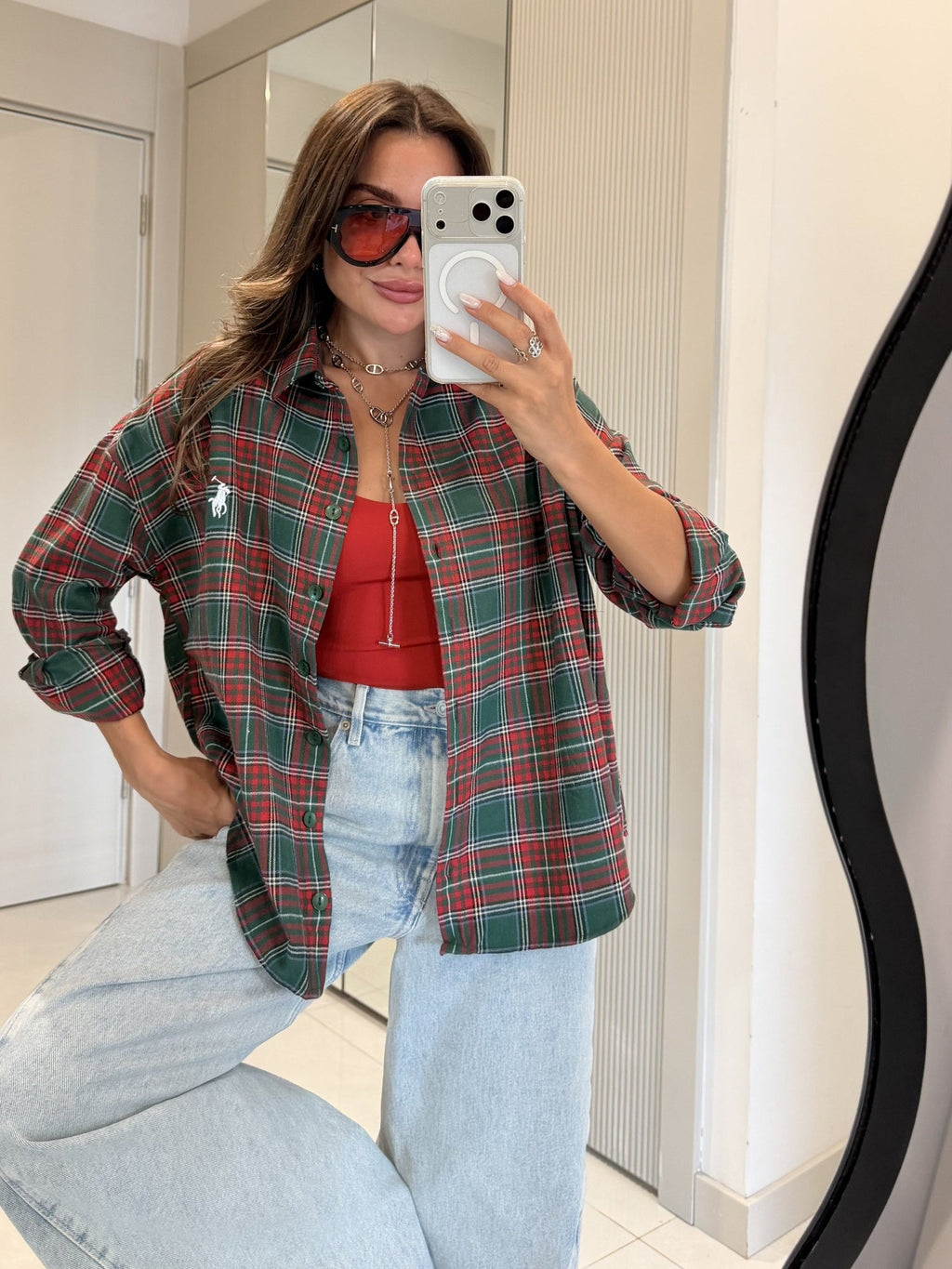 Royal Plaid Shirt