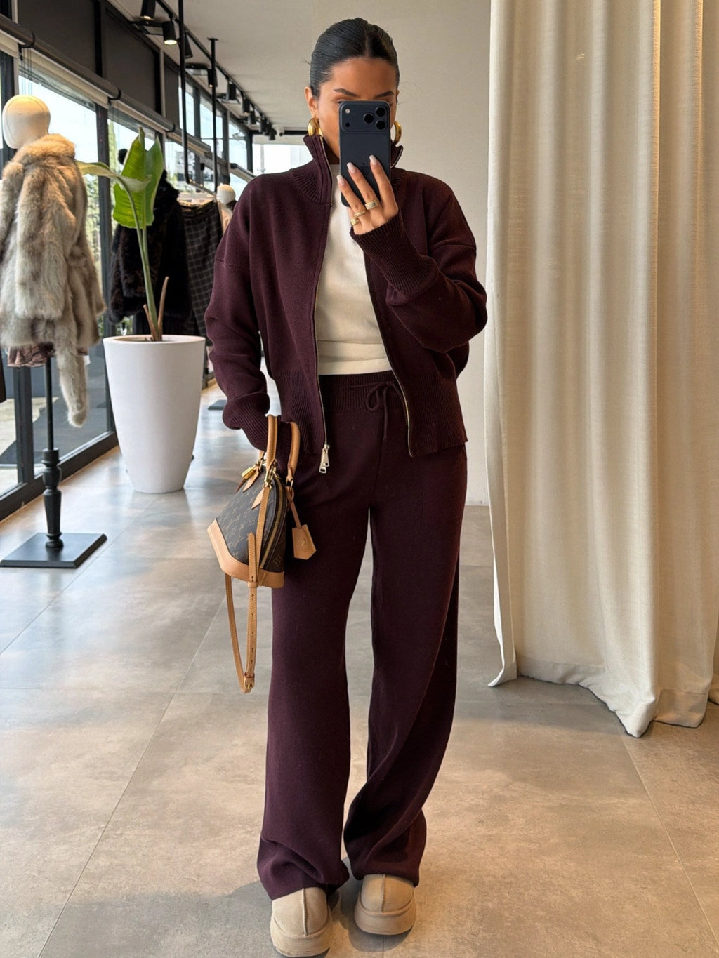 Premium Knit Set Zipper