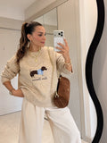 Dogge Dog-Print Sweater