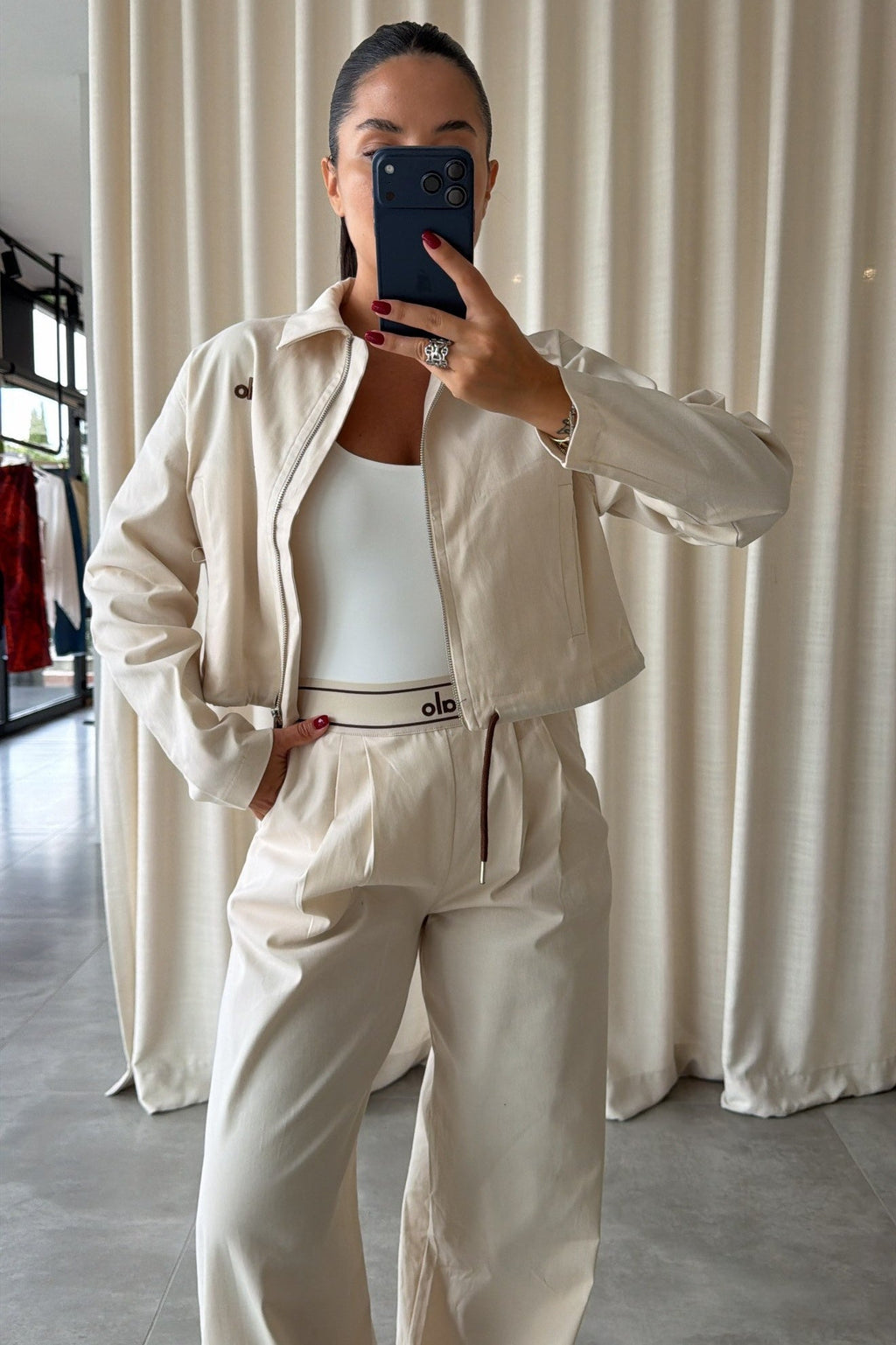 Spain Ecru Gabardin Set