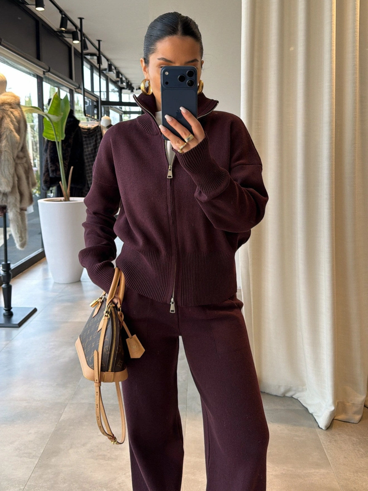 Premium Knit Set Zipper