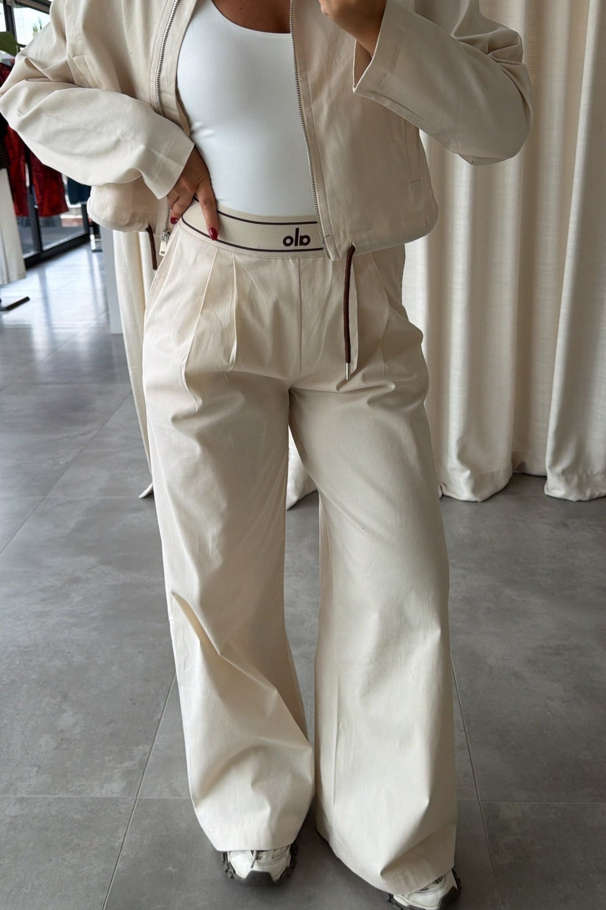 Spain Ecru Gabardin Set