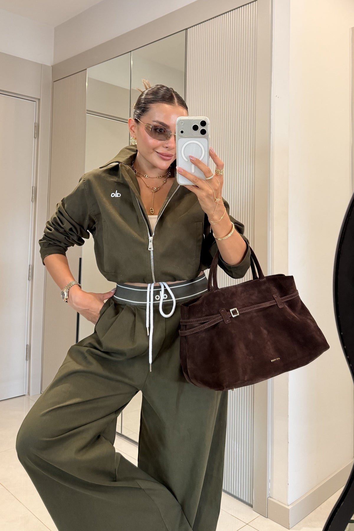 Spain Khaki Gabardin Set