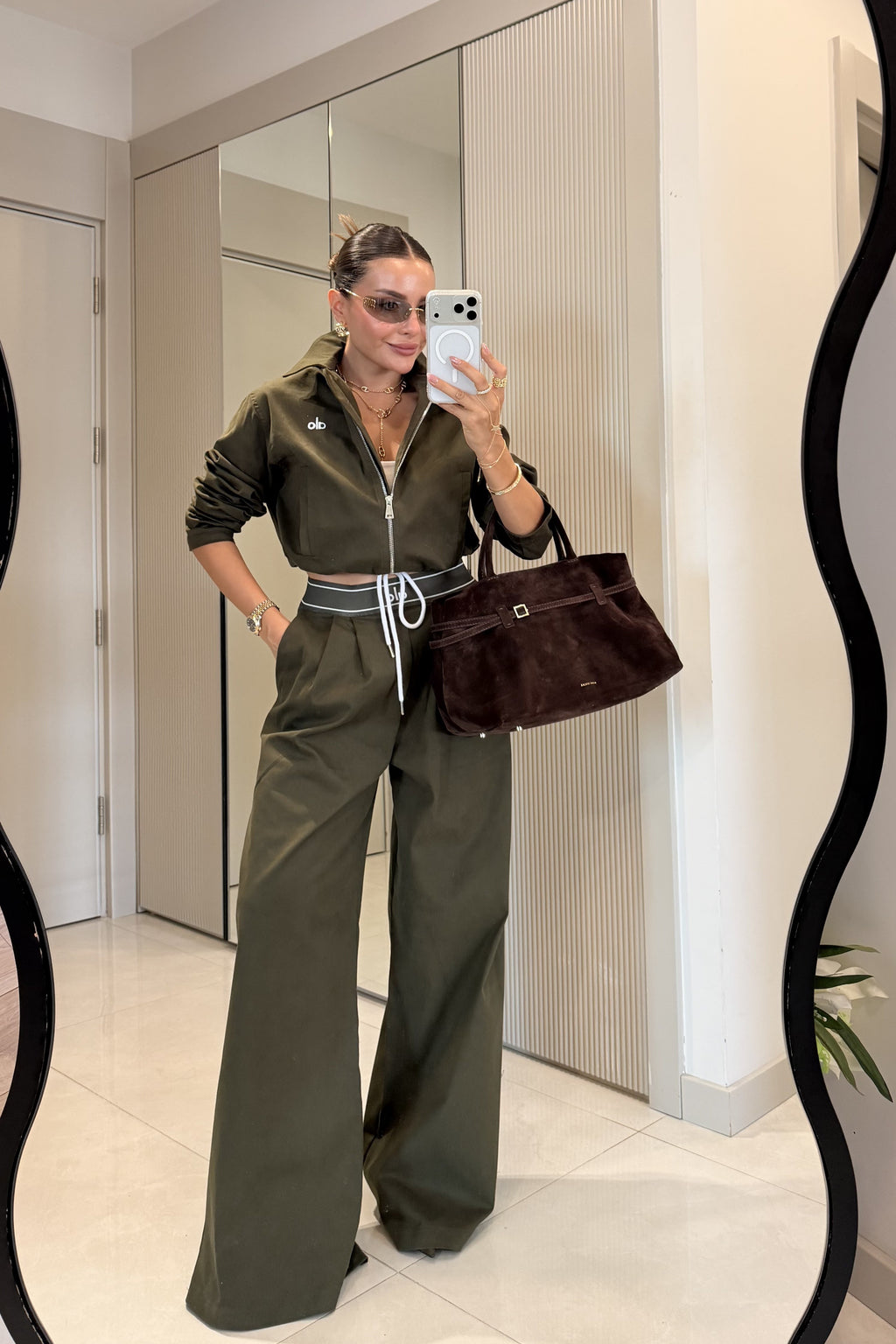 Spain Khaki Gabardin Set