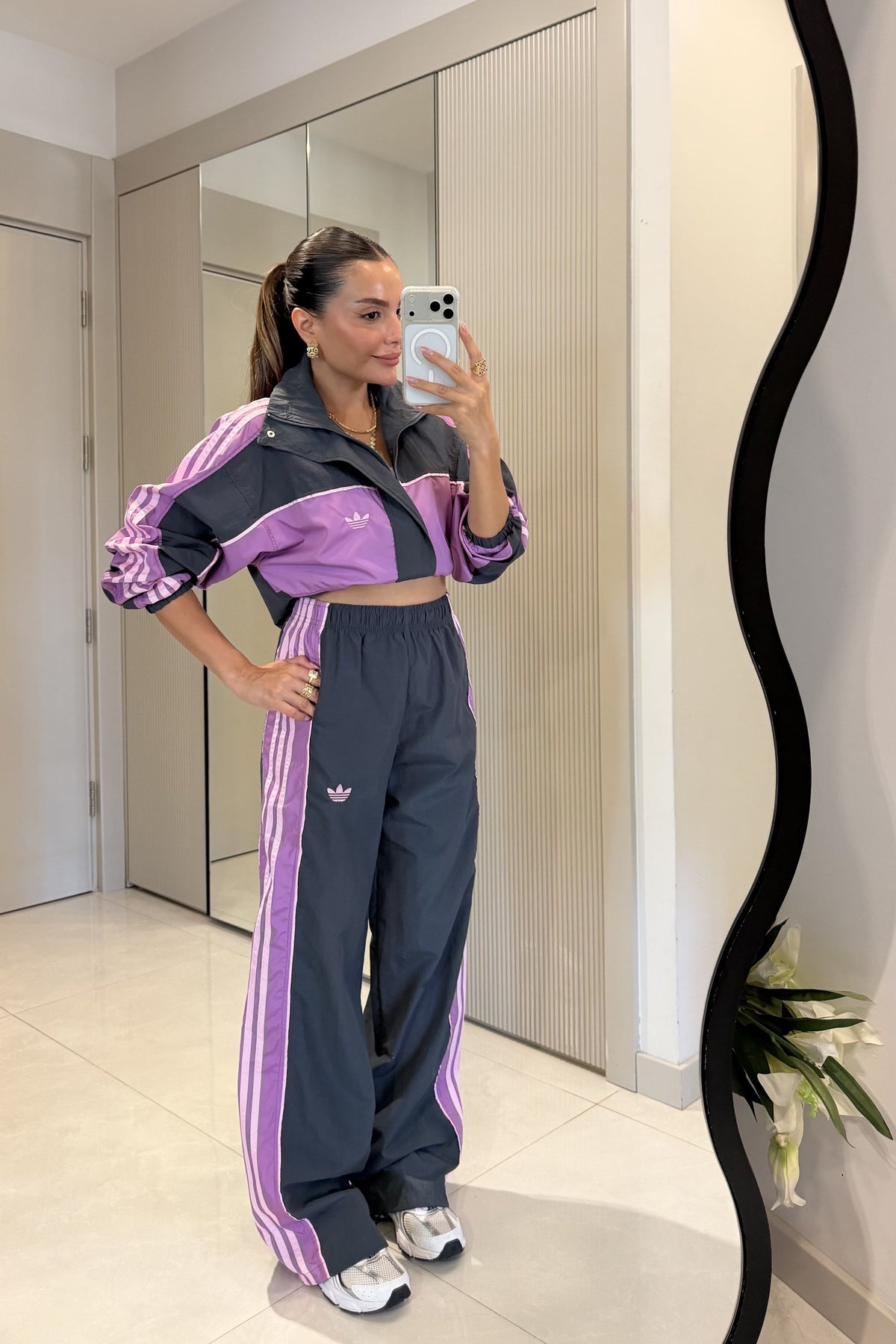 Winslet Lilac Color-Block Set